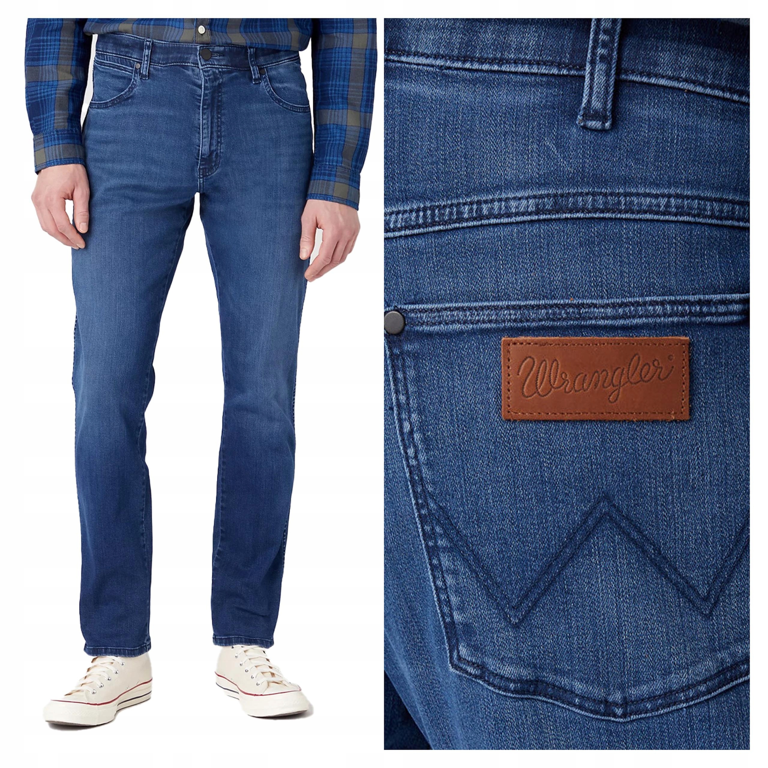 Wrangler River W34 L32 Pánské džínové kalhoty džíny Přiléhavé