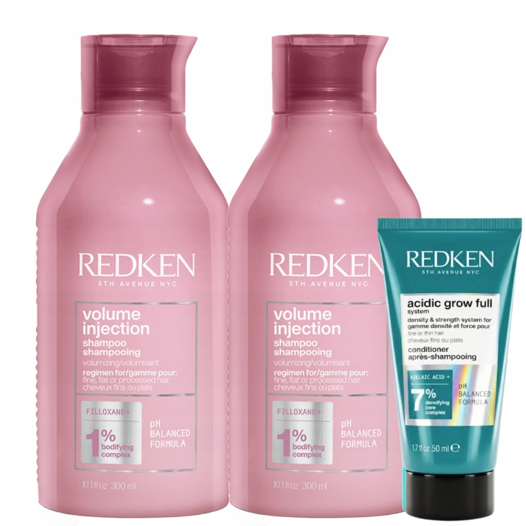 Redken Volume Injection Szampon do włosów dodający objętości 300ml x 2szt