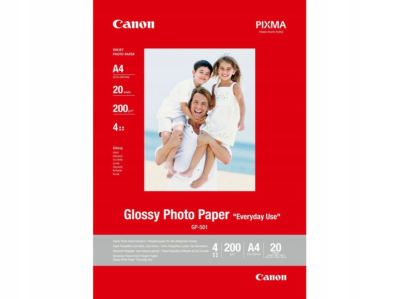 PAPIER FOTO CANON GP-501 A4 20ARK. 200G
