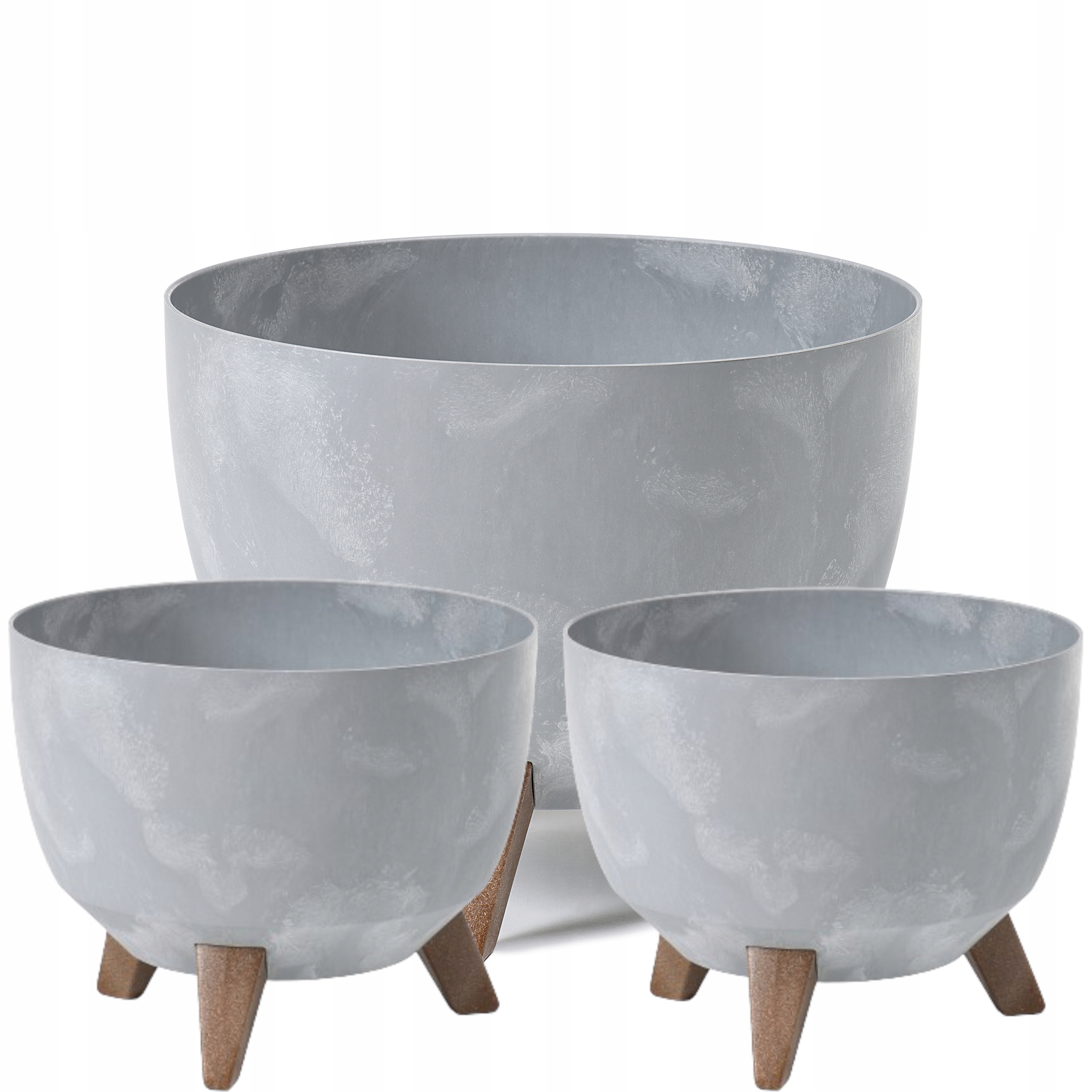 Zestaw 3x Misa Donica ROMA (2x24cm + 1x29cm) kol. CZARNY Długość 24 cm