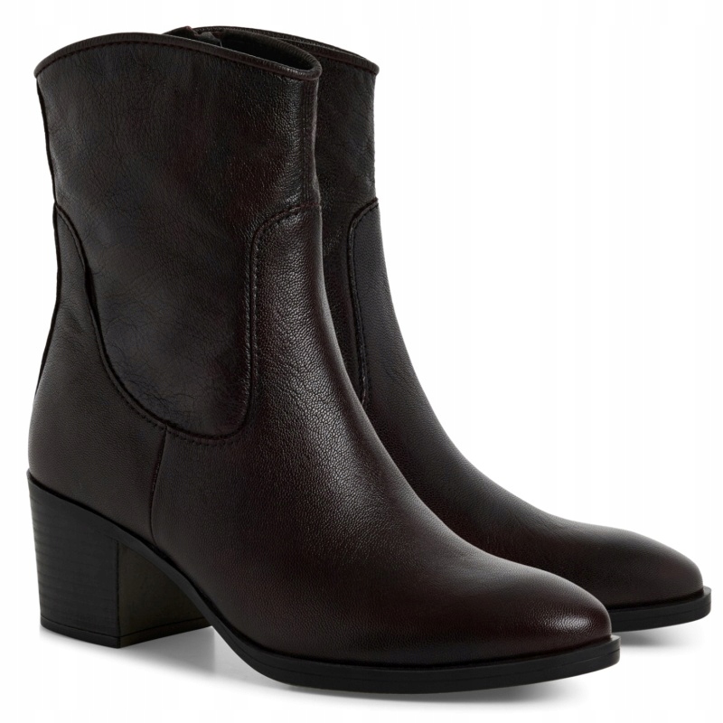 Dámské kotníkové boty kožené boty Marco Tozzi 2-25360-43 594 Bordeaux Antic Vel. 37