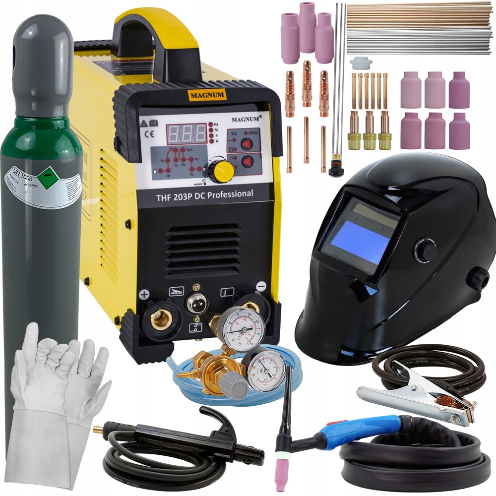 

Spawarka Magnum Tig DC Hf Puls 200 A Mma Zestaw