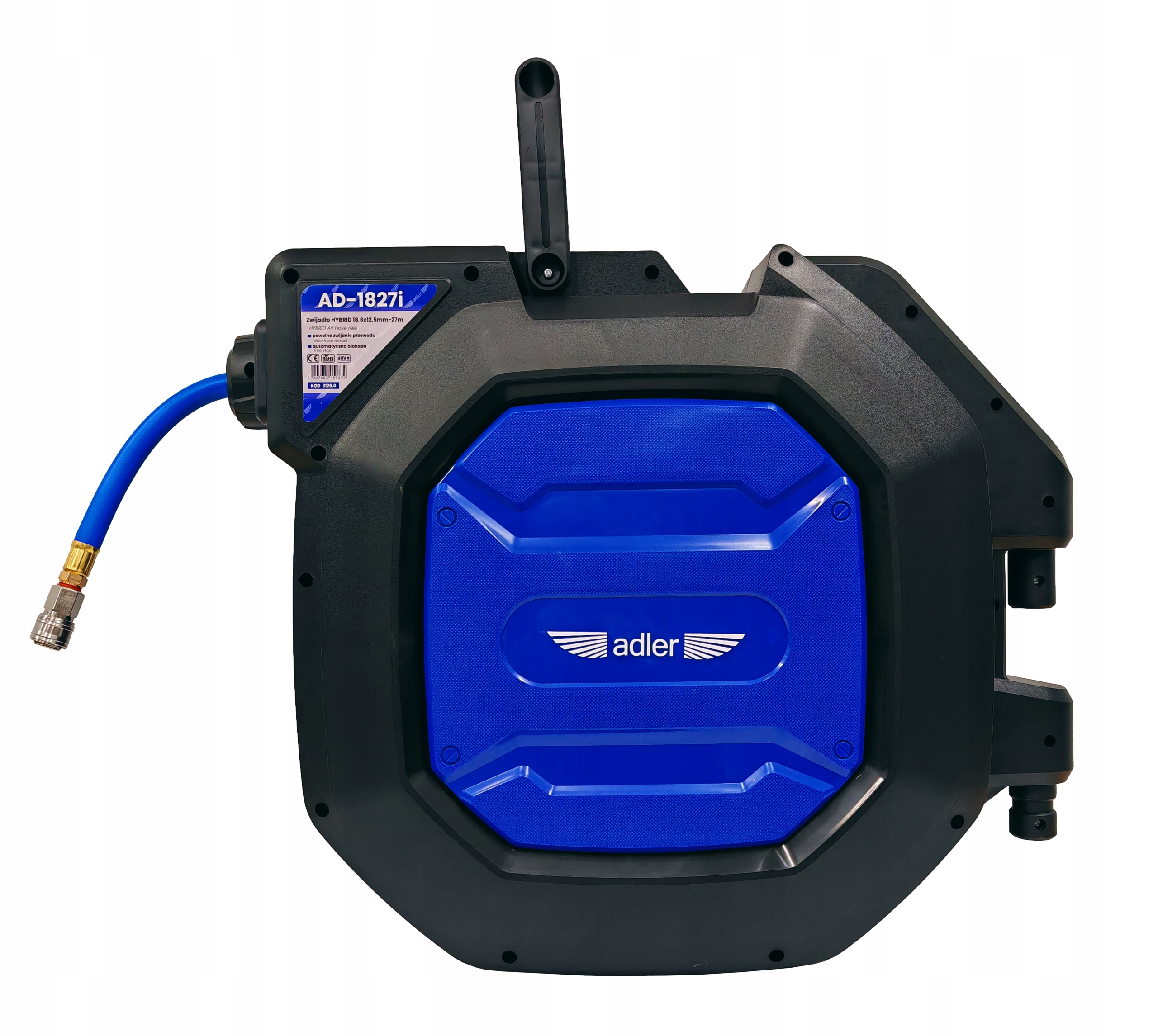 Pneumatická navíjacia hadica Hybrid 18,8 x 12,5-27 m Adler