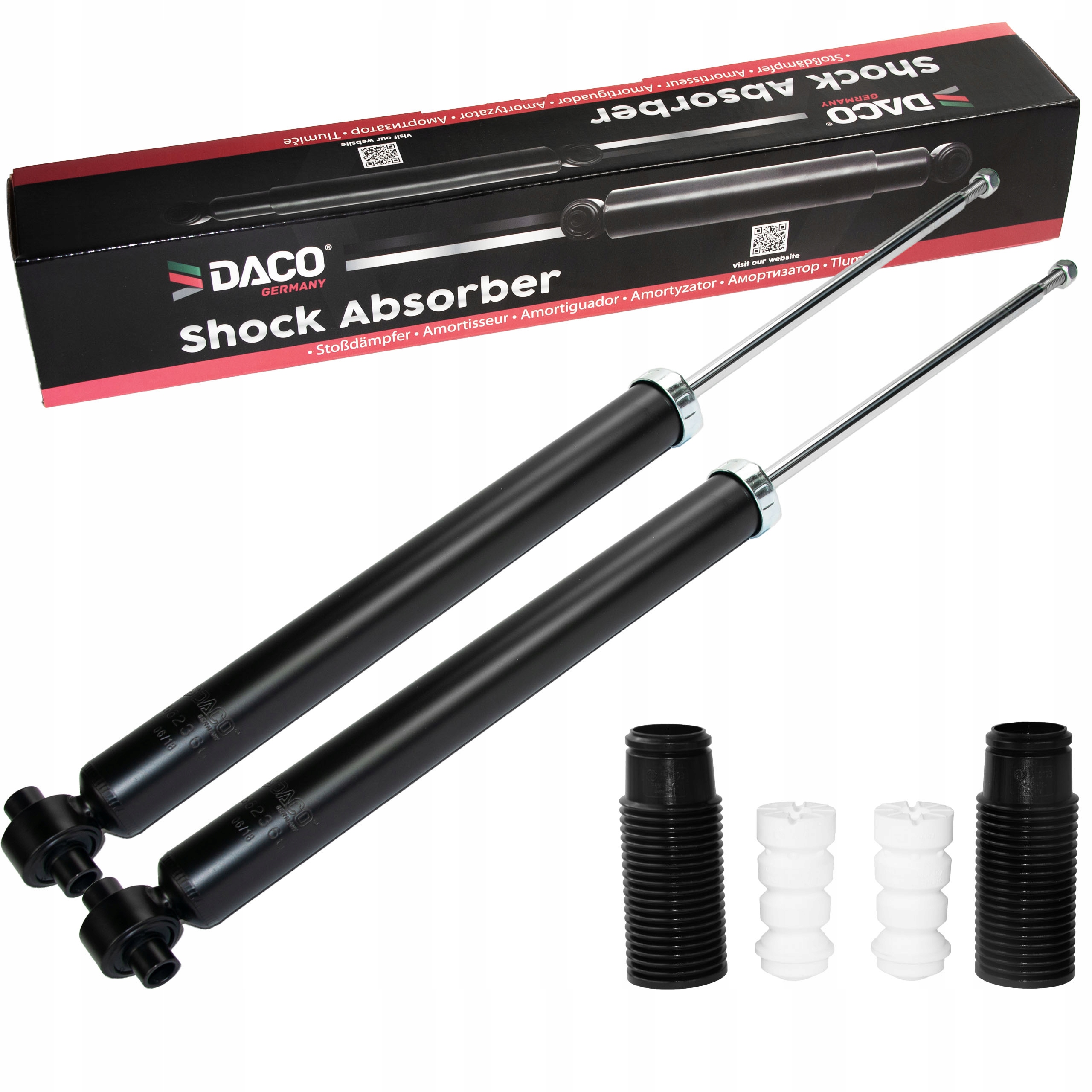 AMORTYZATORY I ODBOJE TYŁ X2 OPEL CORSA D / FIAT PUNTO / PUNTO EVO (199_)