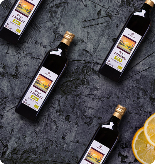 OLEJ RZEPAKOWY BIO Certyfikat Ekologiczny 500 ml Manufaktura ZielonyNurt PL Marka Zielony Nurt