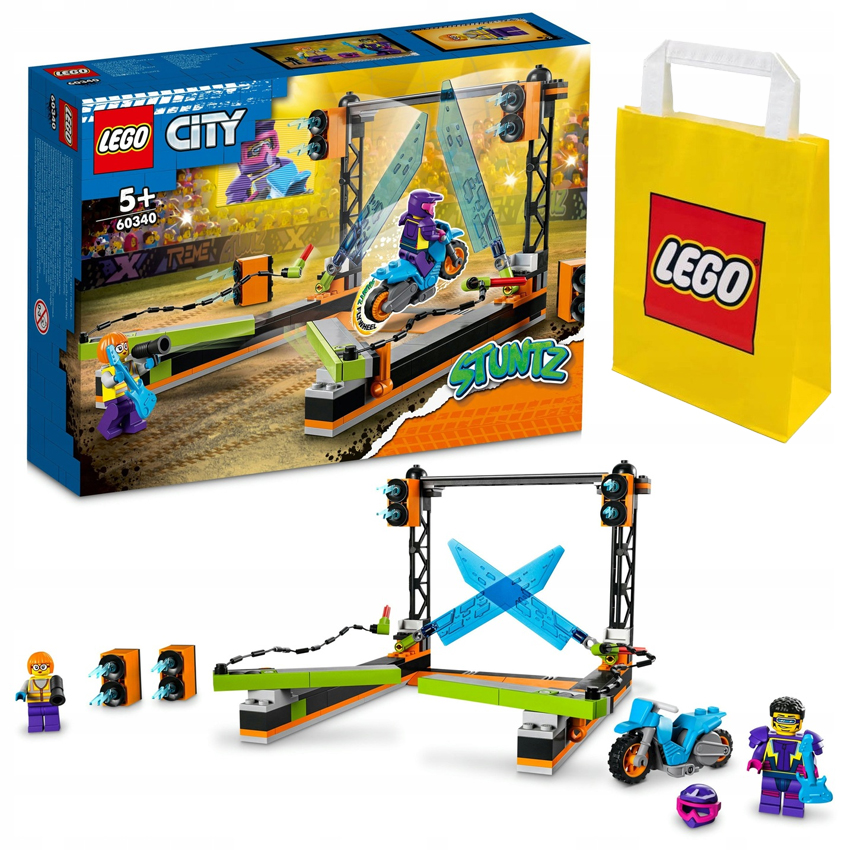 Lego City 60340 Wyzwanie kaskaderskie ostrze oryginalna torba Lego!