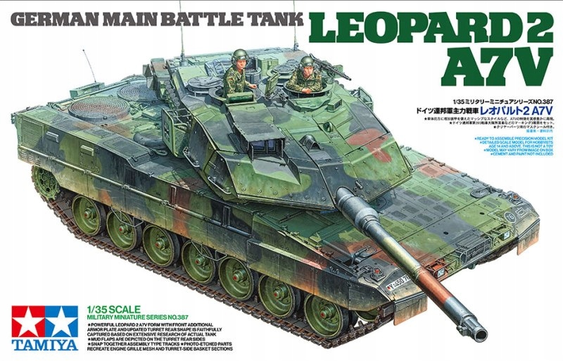 1:35 Tamiya 35387 německý hlavní bitevní tank Leopard 2 A7V