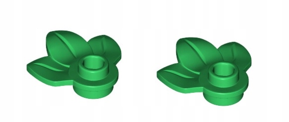

Lego Rośliny Liść Listek Wodny Zielony 32607 2 szt