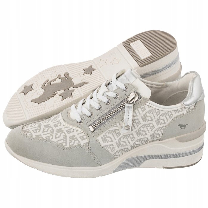 

Buty Damskie Sneakersy Mustang Szare 50C0067