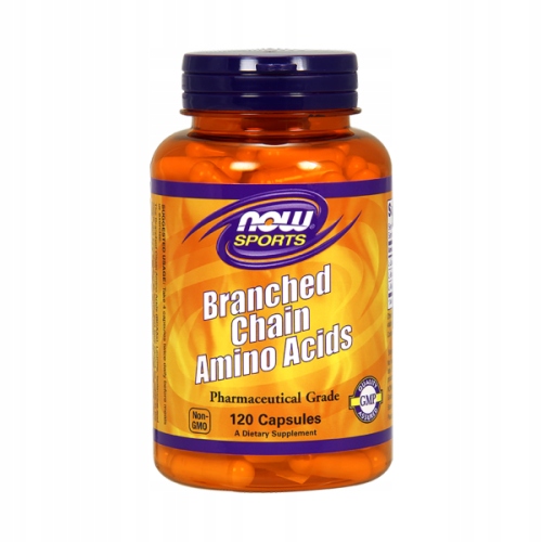 

Bcaa Aminokwasy rozgałęzione 120 kaps Now Foods