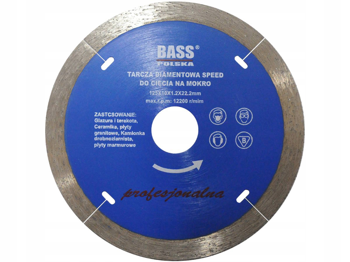 

Tarcza Diamentowa 125MM Gresu Glazury Płytek 2220
