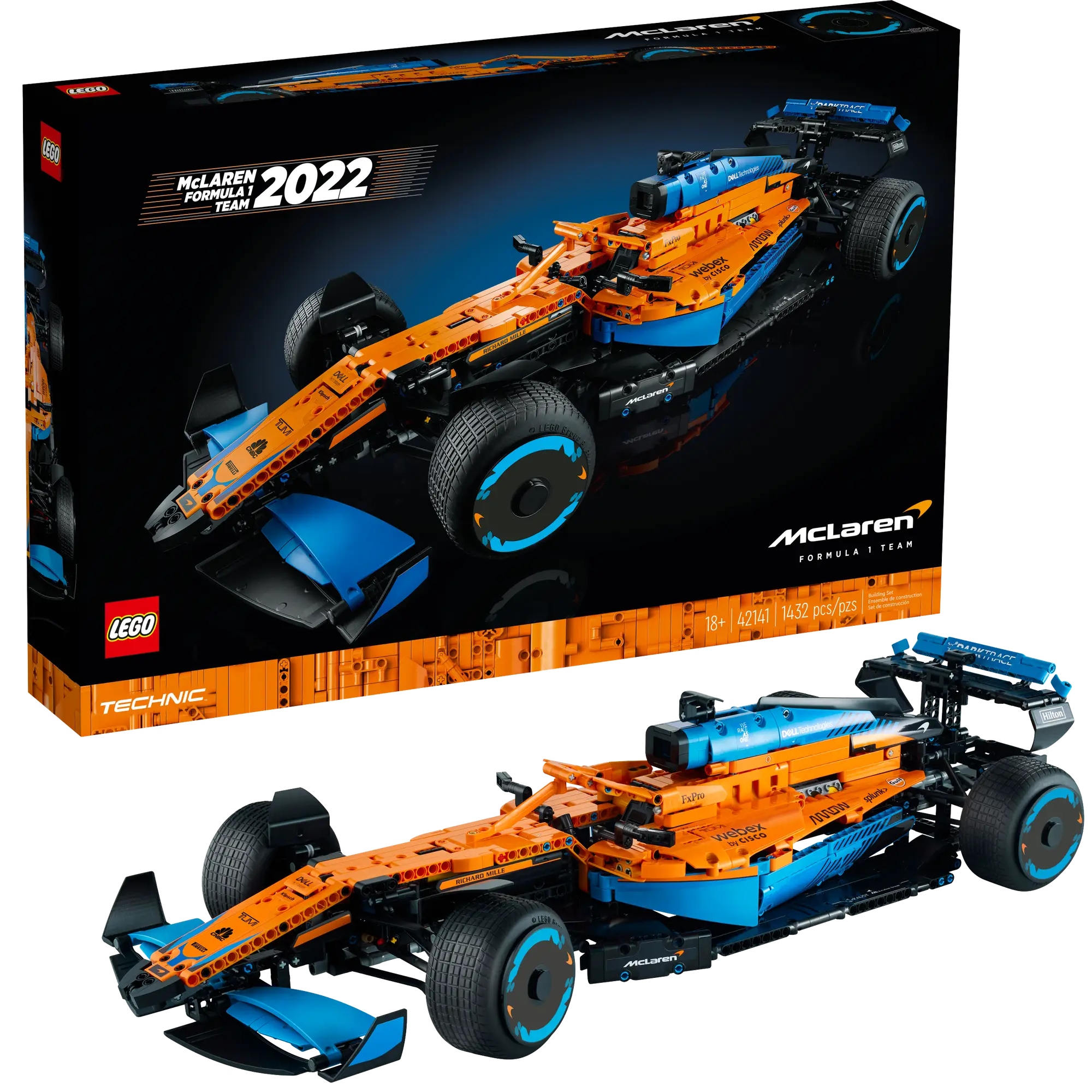 Lego Technic 42141 Formule Formula 1 Mclaren MCL35M 1434 Dílků
