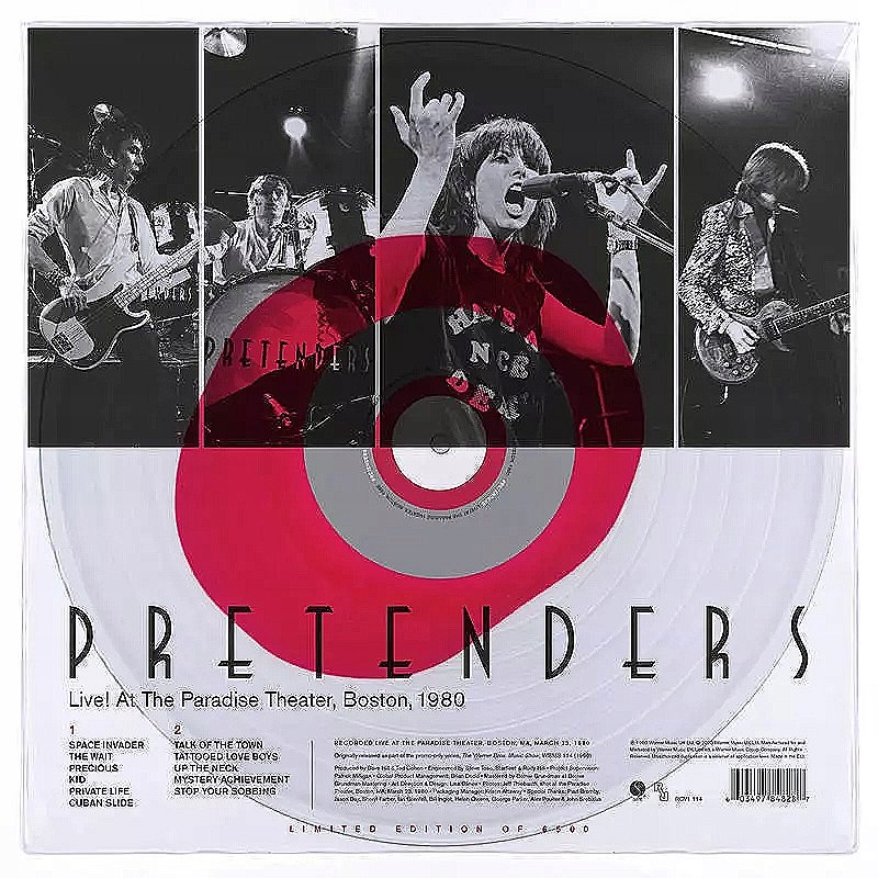 Lp The Pretenders: Live 40th Anniversary Clear Vinyl Red Target, Limited