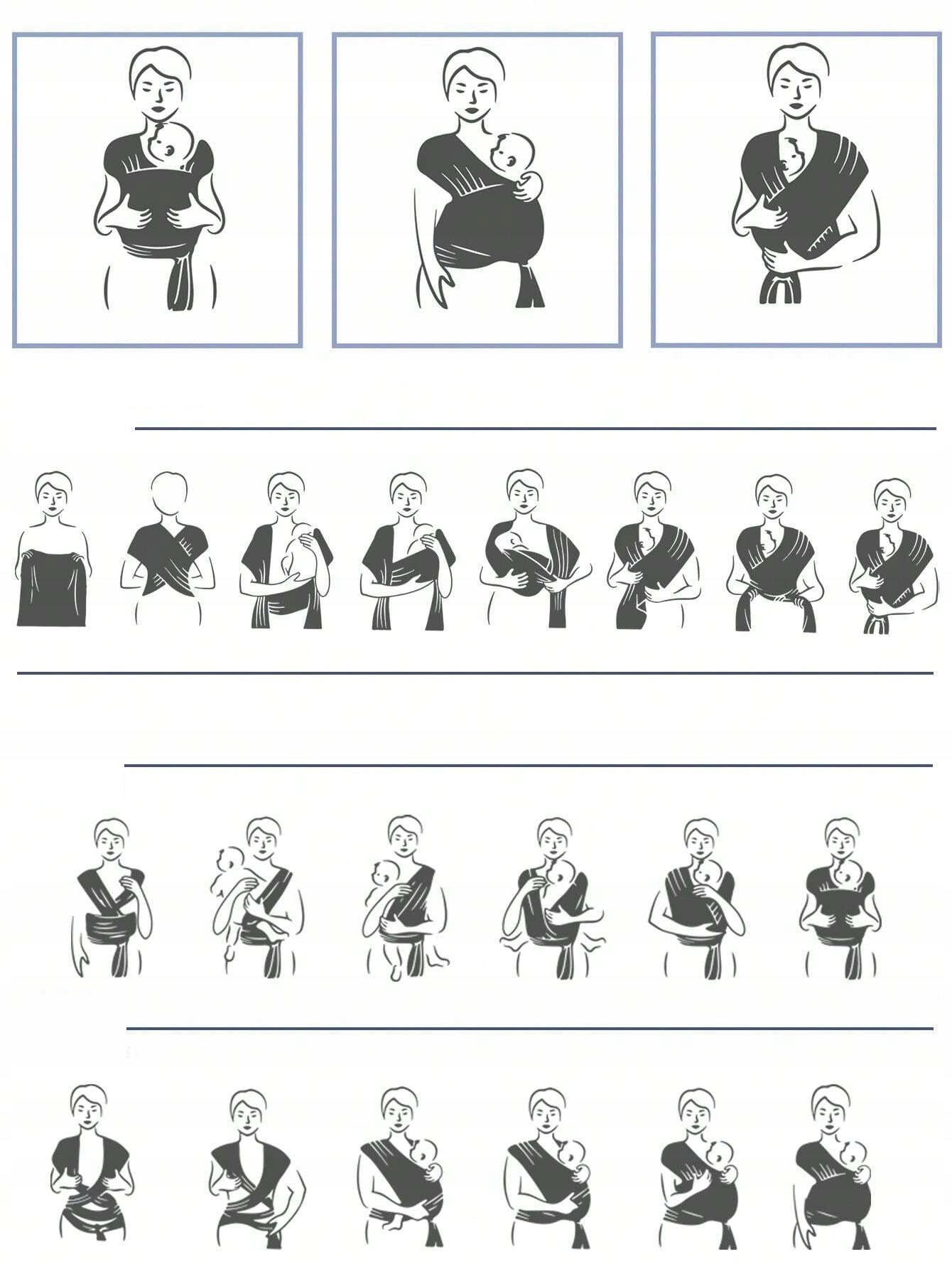 CHUSTA DO NOSZENIA NIEMOWLĄT NOSIDEŁKO MATERIAŁOWA DO 20KG DLA RODZICA Stan opakowania oryginalne