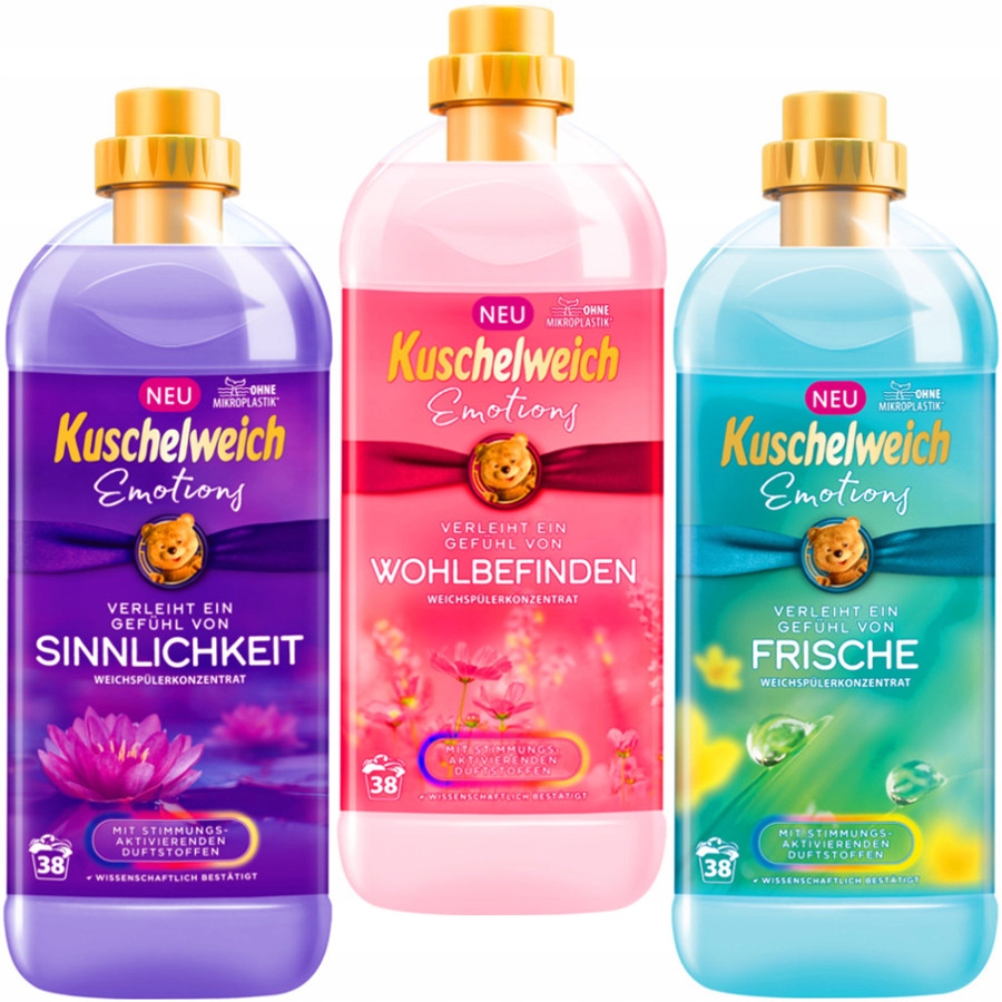

Kuschelweich Płyn do płukania tkanin Emotions 3szt