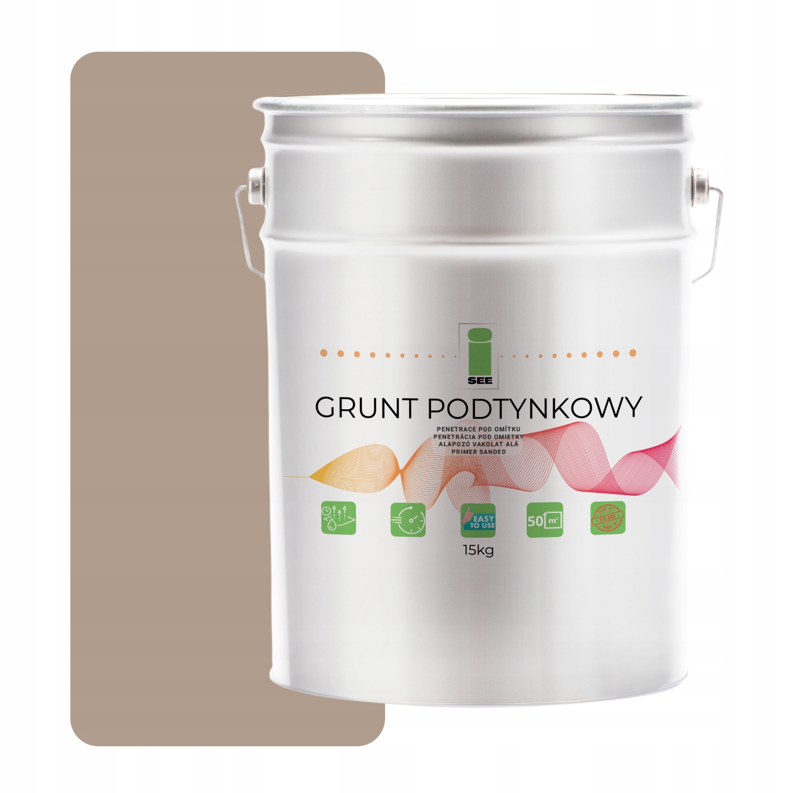 Podkladová Silikonová Fasádní Omítka Béžová Perleťová 15 Kg