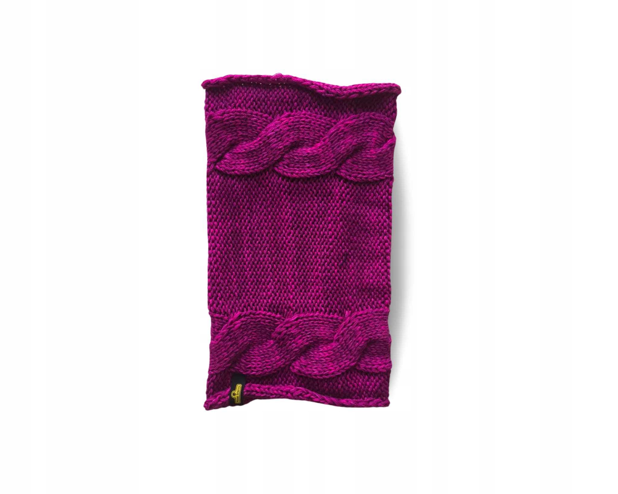 Levně Šátek/komín/snood pro psa Copánek velký fuchsiový
