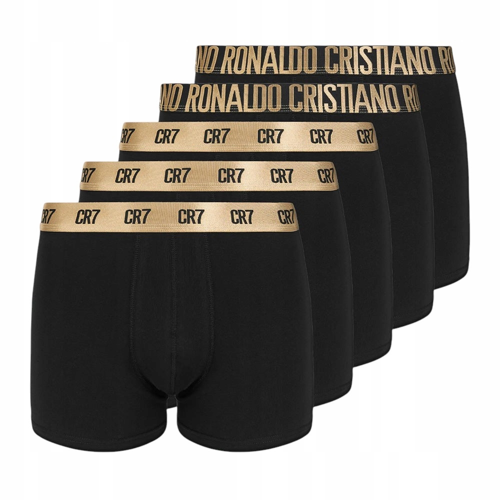CR7 Pánské Boxerky Slipy Trunk 5 Pak Černé vel. M