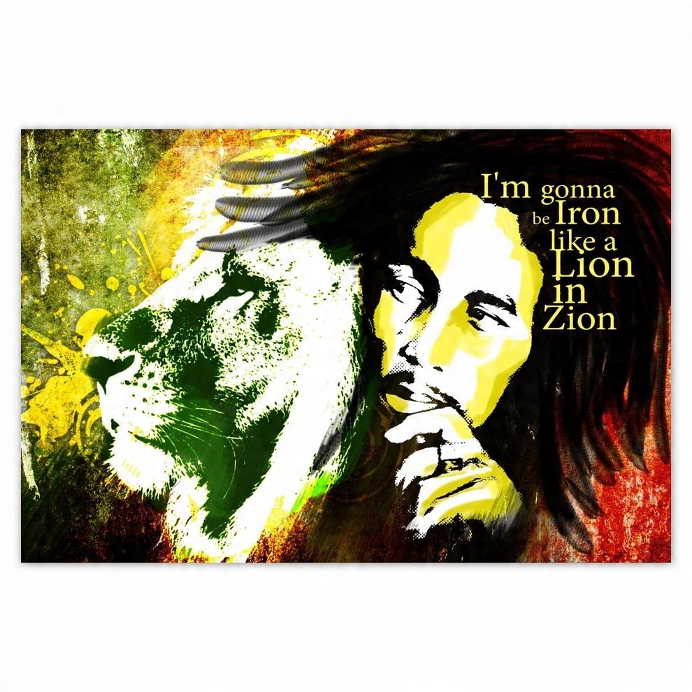 

Plakaty 60x40 Bob Marley Lion in Zion