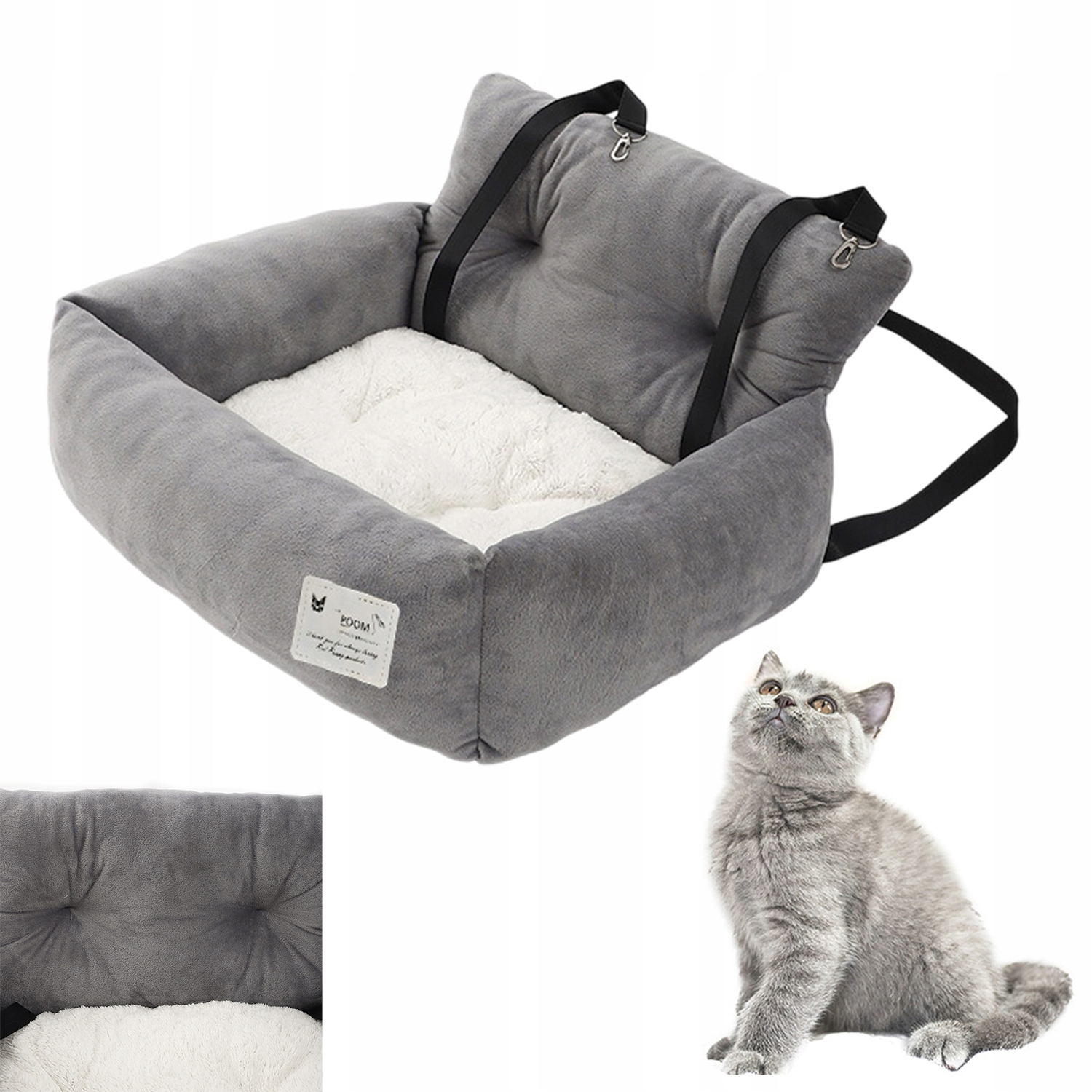 Přepravka do auta pro psa, přepravní sedačka pro psa 53*42*29 cm