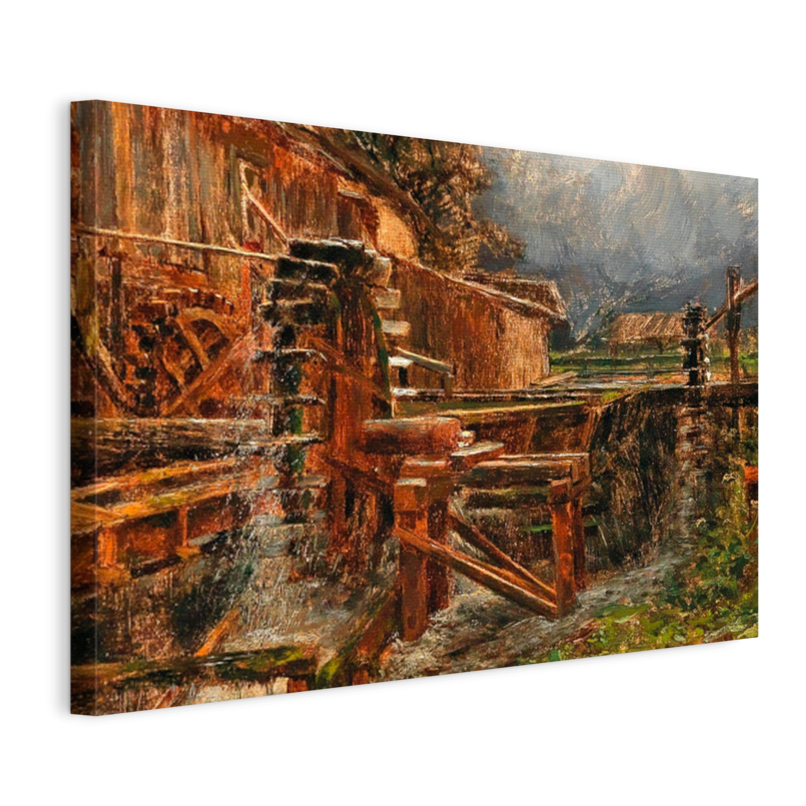 Obraz Na Plátně Olga Wisinger-florian Mlýn V Goisern 45x30