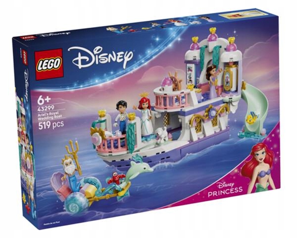 Lego(r) Disney 43299 Královská Loď Arielki
