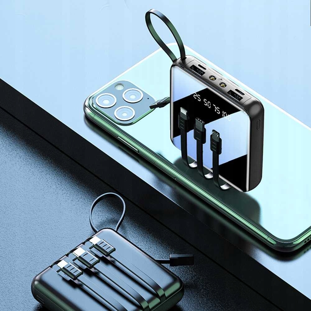 OUTLET POWERBANK ŁADOWARKA 20000 mAh 2A USB KABLE Napięcie nominalne 5 V