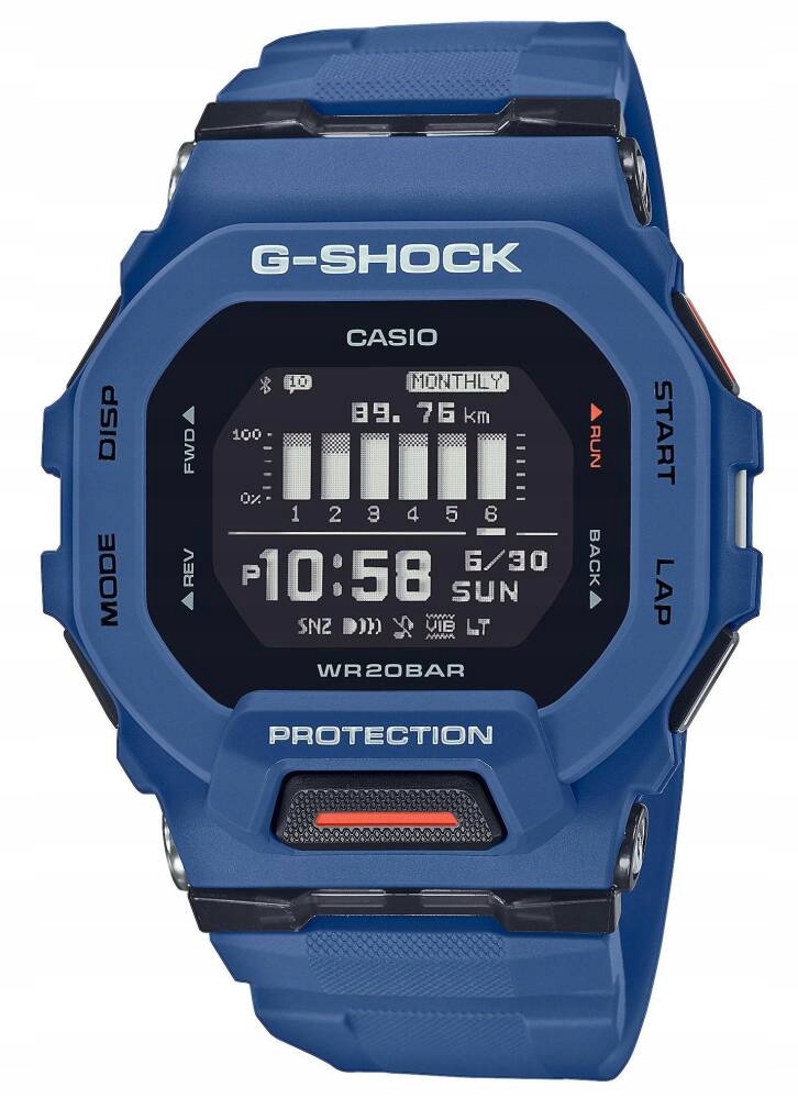 Zegarek Casio G-shock GBD-200-2ER bieganie basen