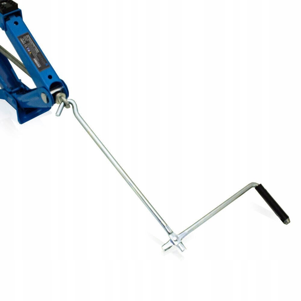 Trapezowy Podnośnik samochodowy Lewarek do auta 2000kg BITUXX 38cm Minimalna wysokość podnoszenia 105 mm