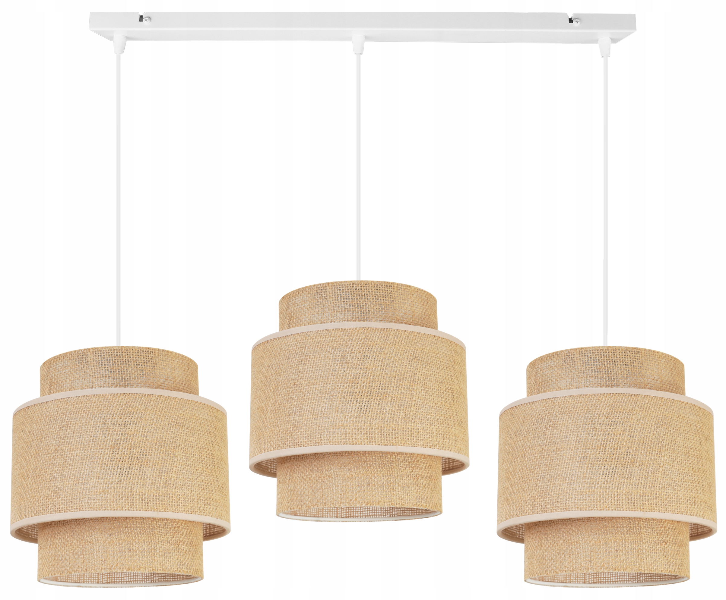 

Lampa Wisząca Żyrandol Sufitowa Abażur Boho Juta
