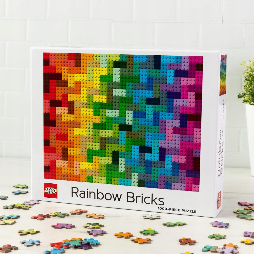 LEGO PUZZLE RAINBOW BRICKS Wiek dziecka 8 lat +