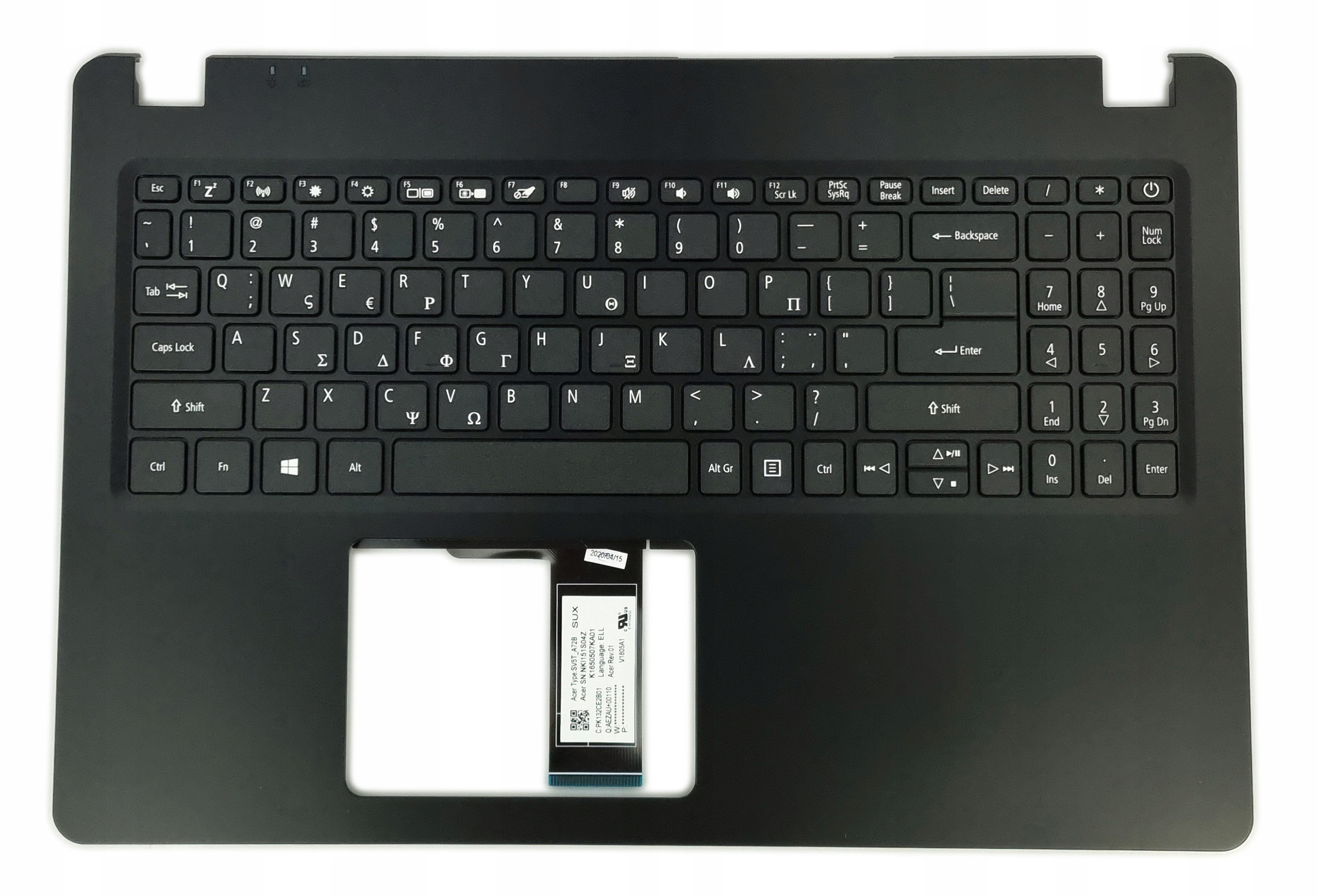 Nová Klávesnice Acer Extensa 215-51 EX215-51 215-51K, Řecká