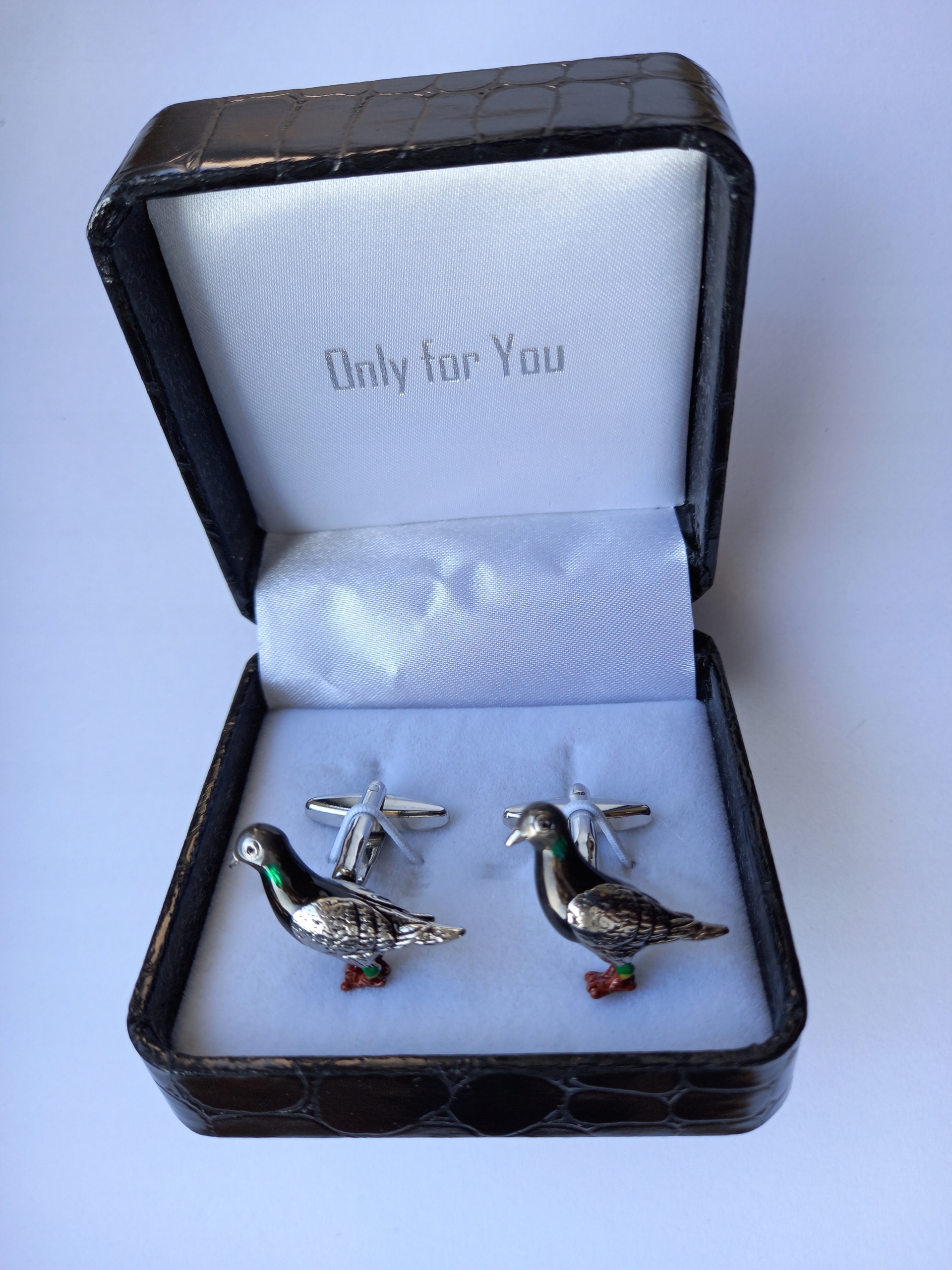 Manžetové knoflíčky Exciting Holubice Holoubek