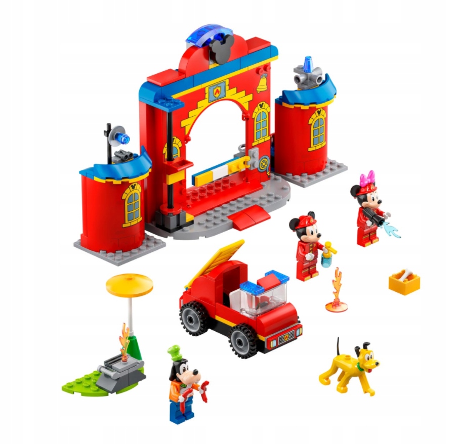 LEGO Disney - Remiza i wóz strażacki Miki 10776 Płeć Chłopcy Dziewczynki