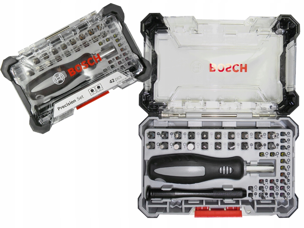 Bosch sada šroubováků s přesnými bity 42el 5/32 1/4 pro opravy a servis