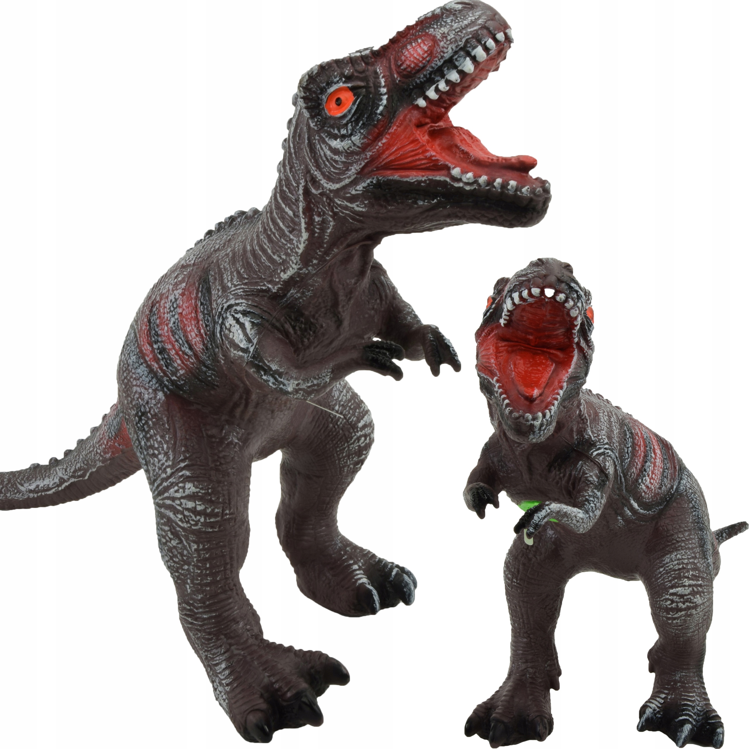 

Dinozaur Gumowy Duży Velociraptor Dźwięk 60cm