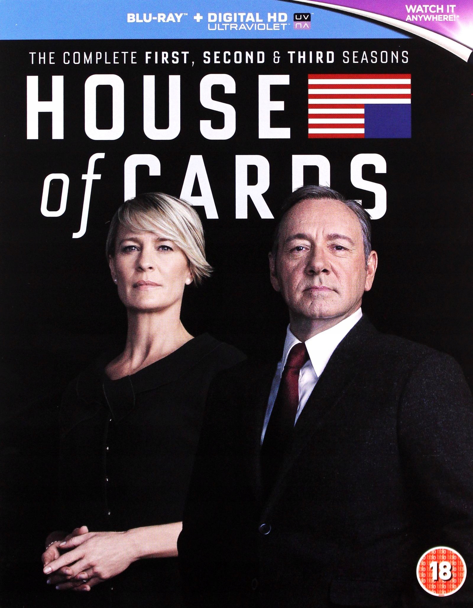 

House Of Cards Season 1-3 (12XBLU-RAY)