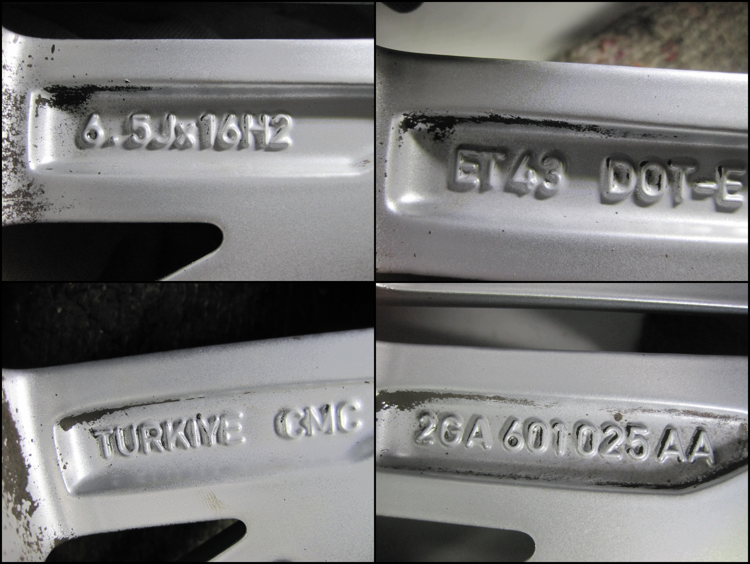 wheels discs tyres VW T-ROC 2GA R16 3 6 MM