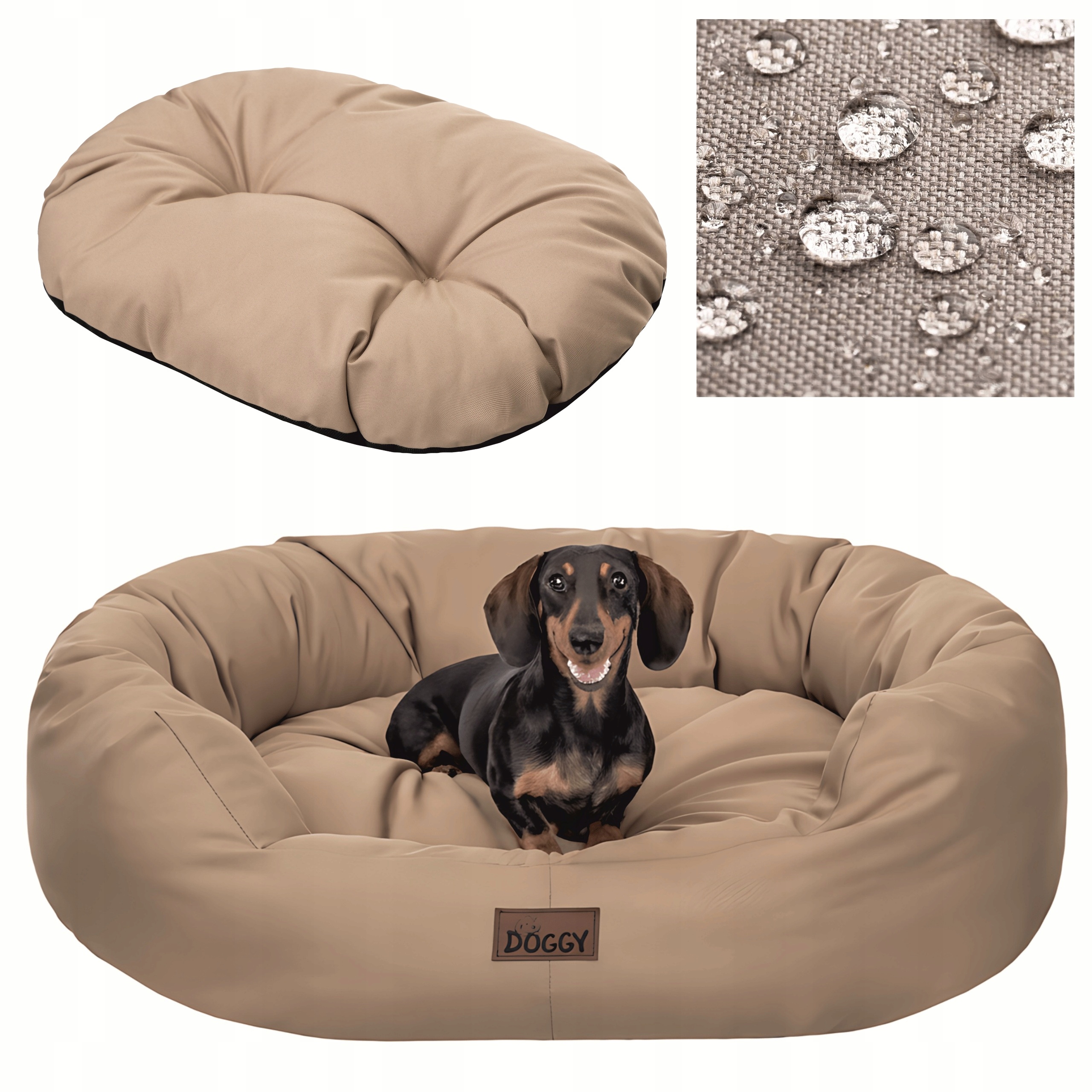 Levně Pelíšek pro psa Potah pro středního psa 94 x 75 cm Vyjímatelná matrace