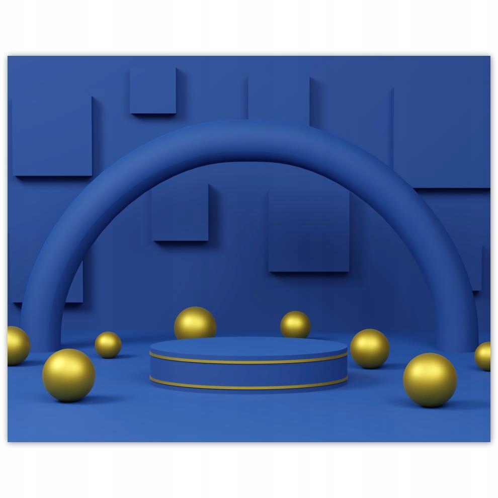 

Plakat 50x40 Classic Gold Blue Kule