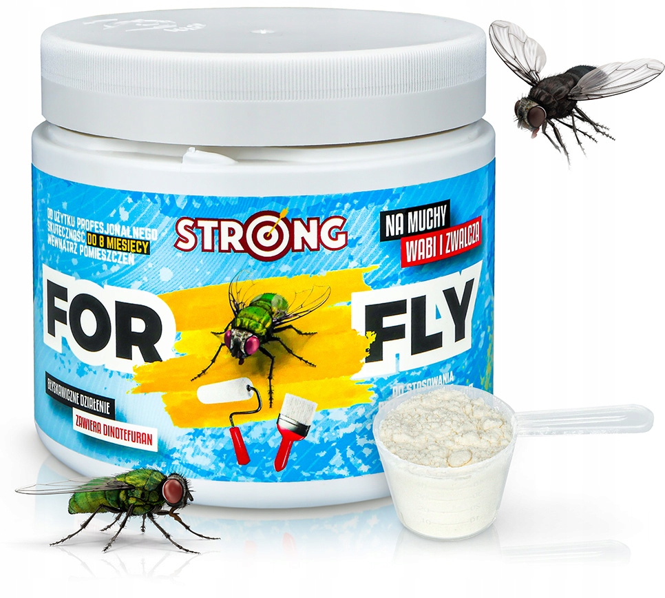 Proszek Na Muchy Środek Do Malowania Zwalczający Muchy For Fly Strong 125G