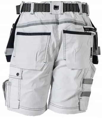 60% Spodnie męskie bawełniane z paskiem szorty robocze MOCNE SZWY 2XL Kod producenta GRENE KRAMP SPODENKI CARGO BERMUDY