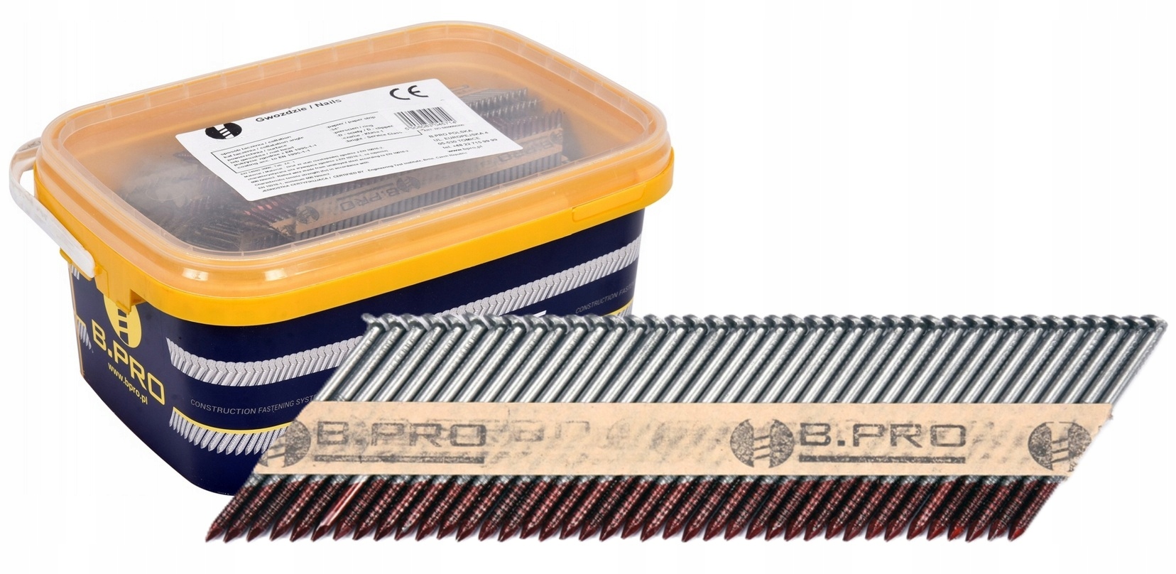 Páskové Hřebíky Pro Hřebíkovačku YT-09240 50 mm, průměr 2,8 mm, 3000 ks Vorel 72010