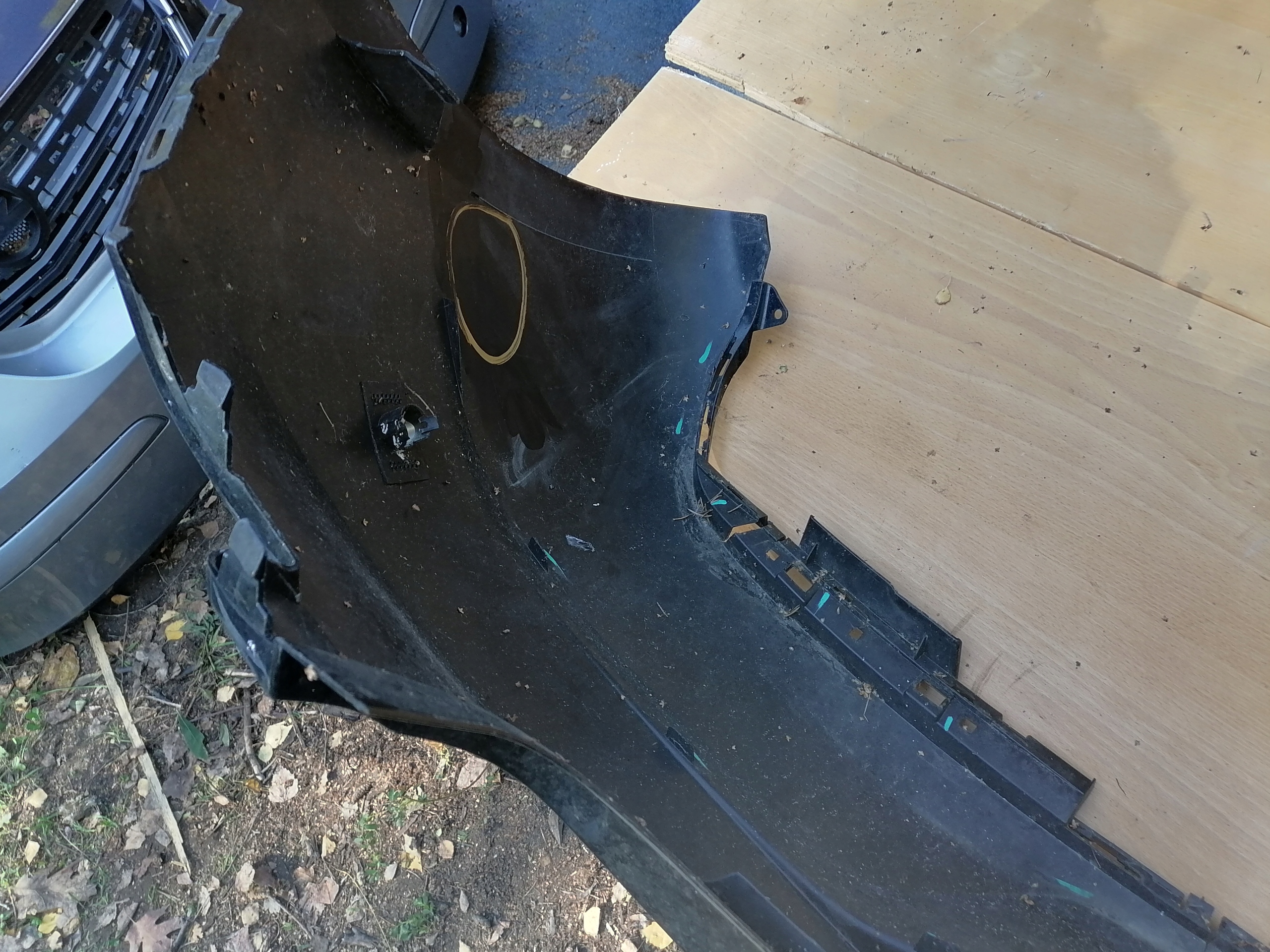 bumper rear part Opel Astra K HB PDC 13425478