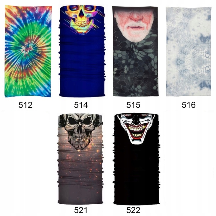 MASKA KARNAWAŁOWA BANDANA PRZEBRANIE KARNAWAŁOWE Kod producenta G/P/9742