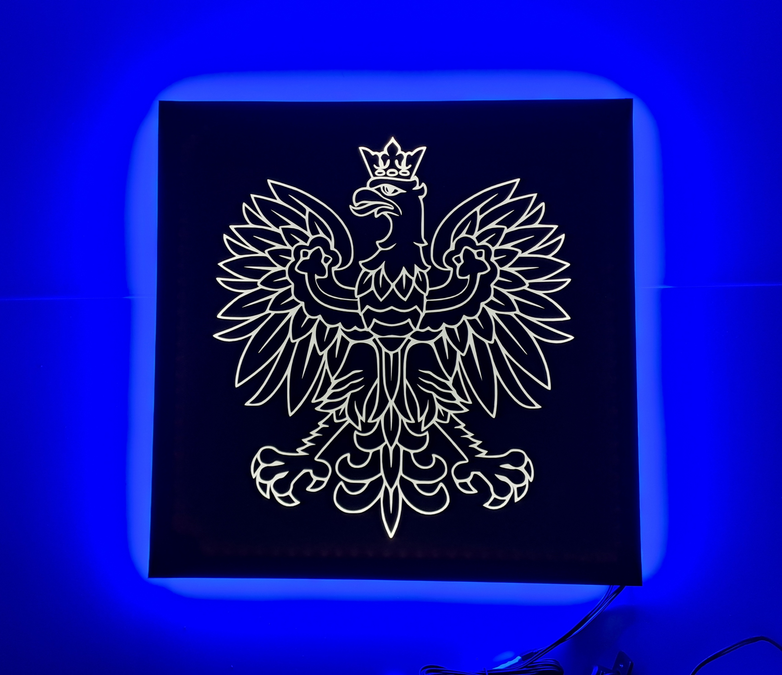 Led tabuľa Orol Godło nad posteľ s podsvietením kabíny Tir Lkw 12v