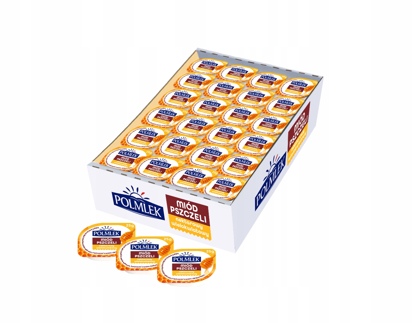 Levně Nektarový med Jágr mnohokvětý 96 kusů po 25 g.