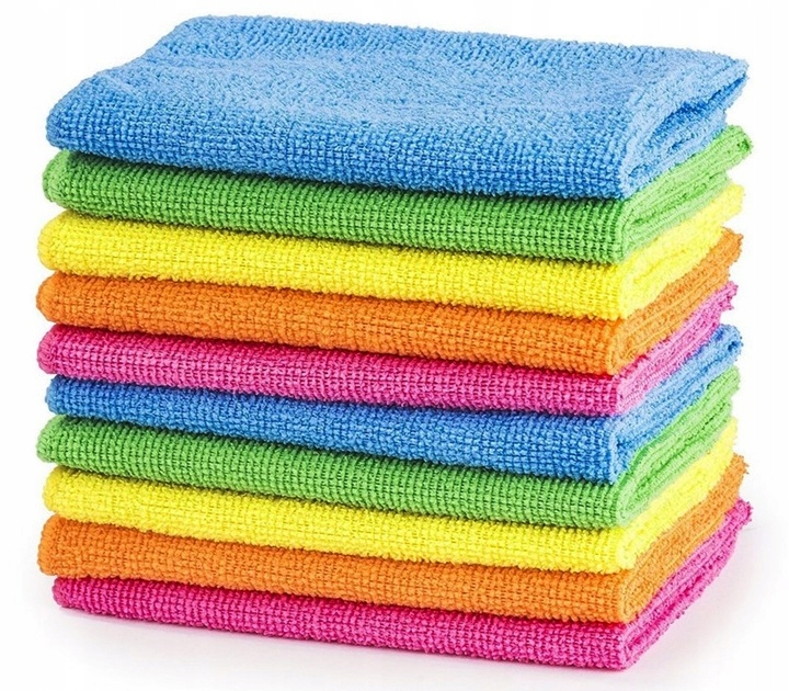10x Ścierka Ściereczka Z Mikrofibry 30x30 cm