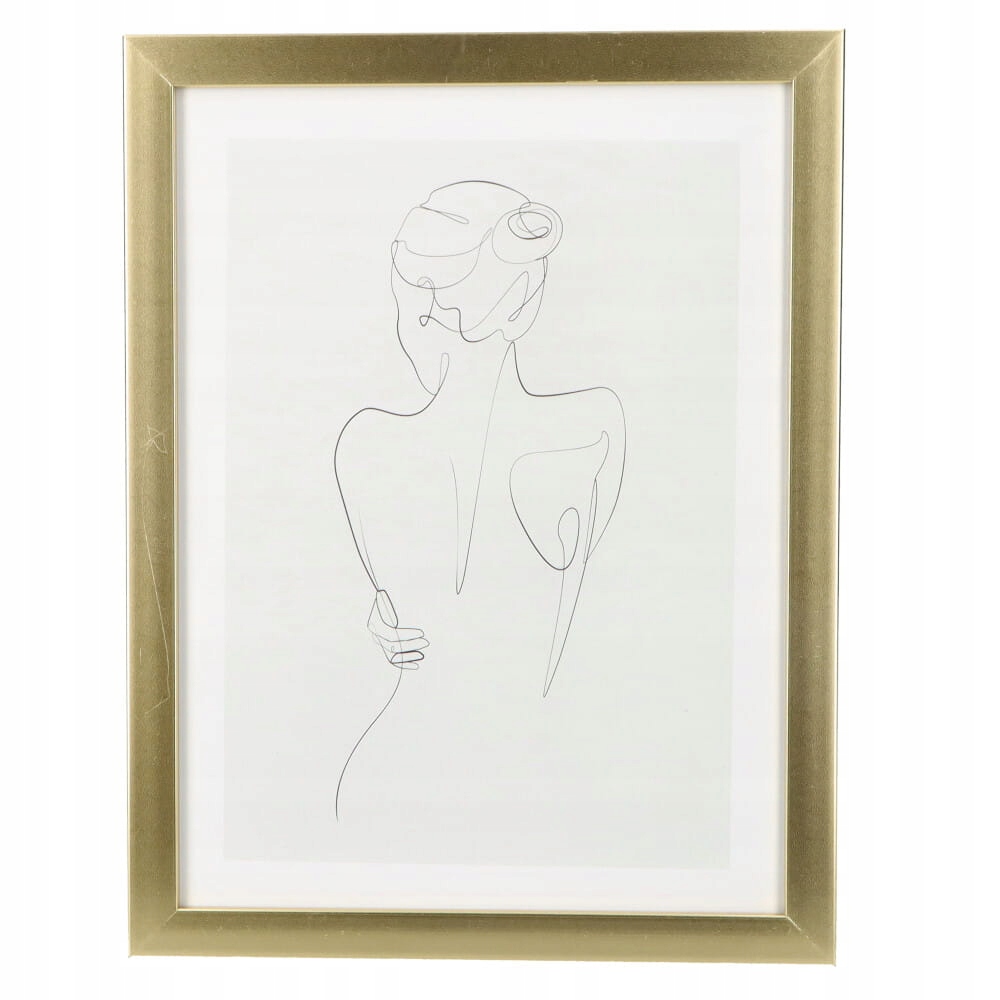 RAMKA NA ZDJĘCIE 18X24 CM ZŁOTA