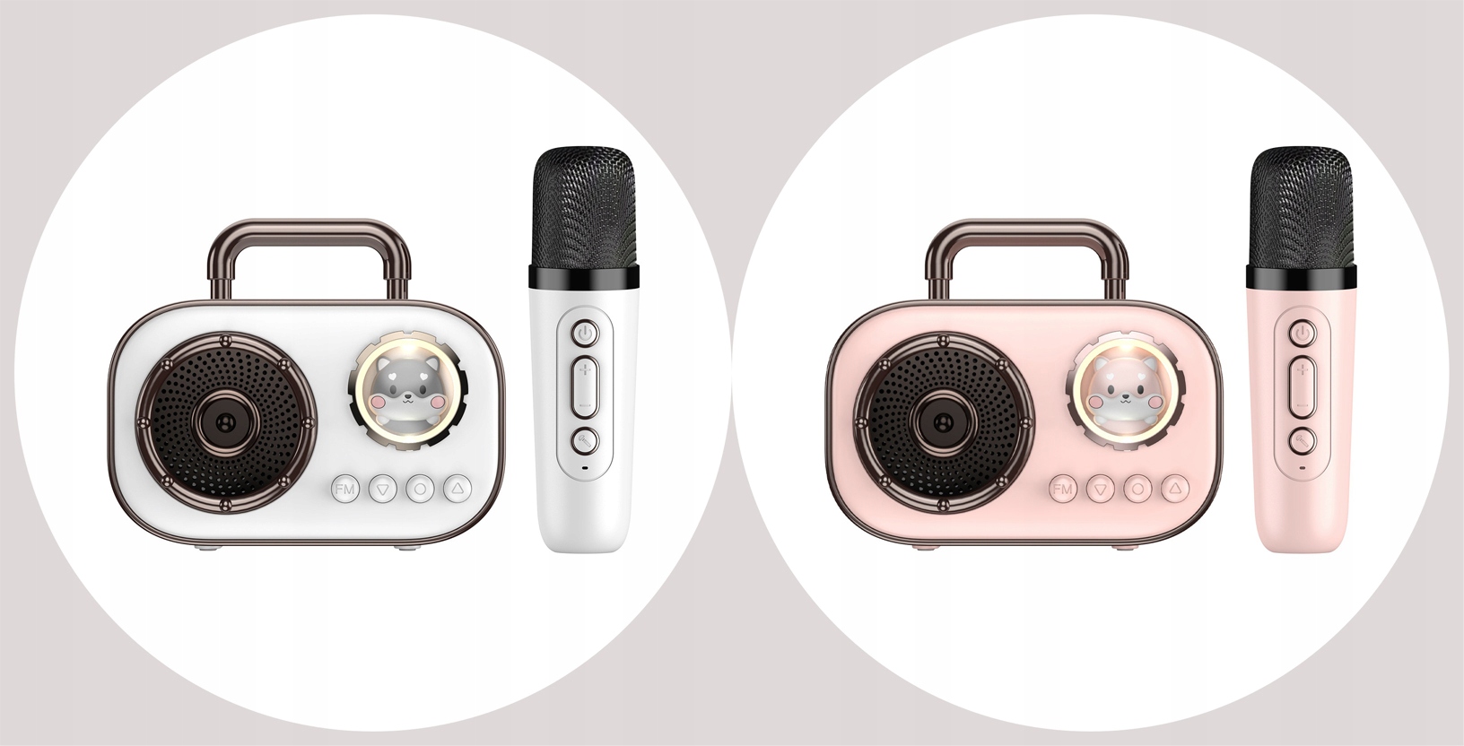 ZESTAW KARAOKE BEZPRZEWODOWY Z BLUETOOTH MIKROFON + GŁOŚNIK DLA DZIECI Model AMT-TW011